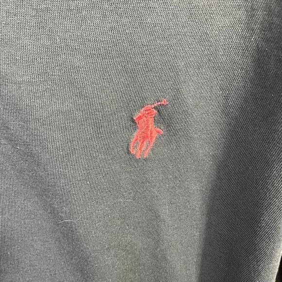 Black Polo Ralph Lauren long sleeve shirt Men's 2XL - Picture 2 of 4
